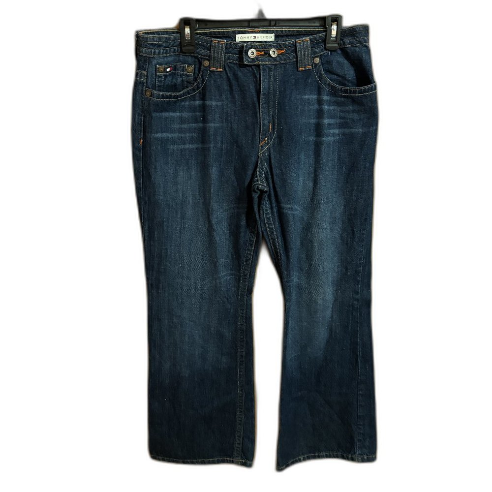 Tommy Hilfiger Vintage Woman‎ Jeans 12 Double Button Loop Jeans